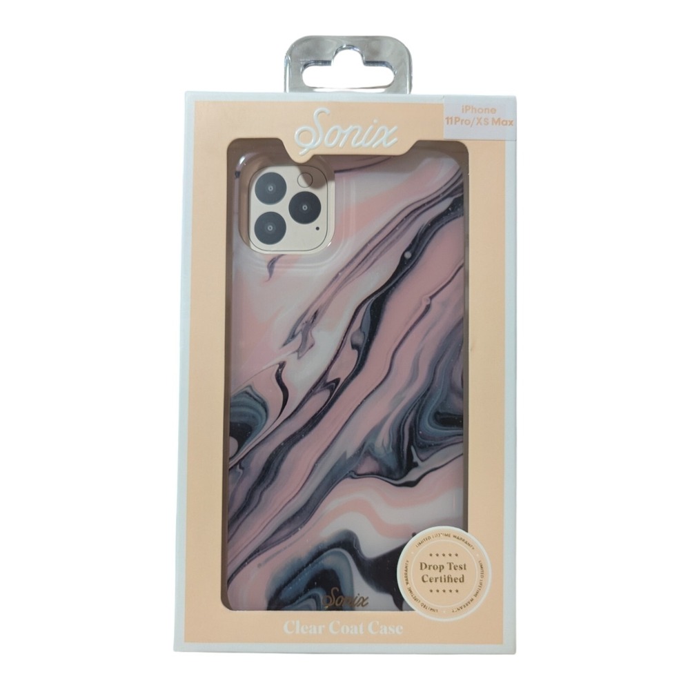 H7. Sonix Clear Coat‎ Case For Apple iPhone 11 Pro/XS Max -  Clear/Blush Quartz